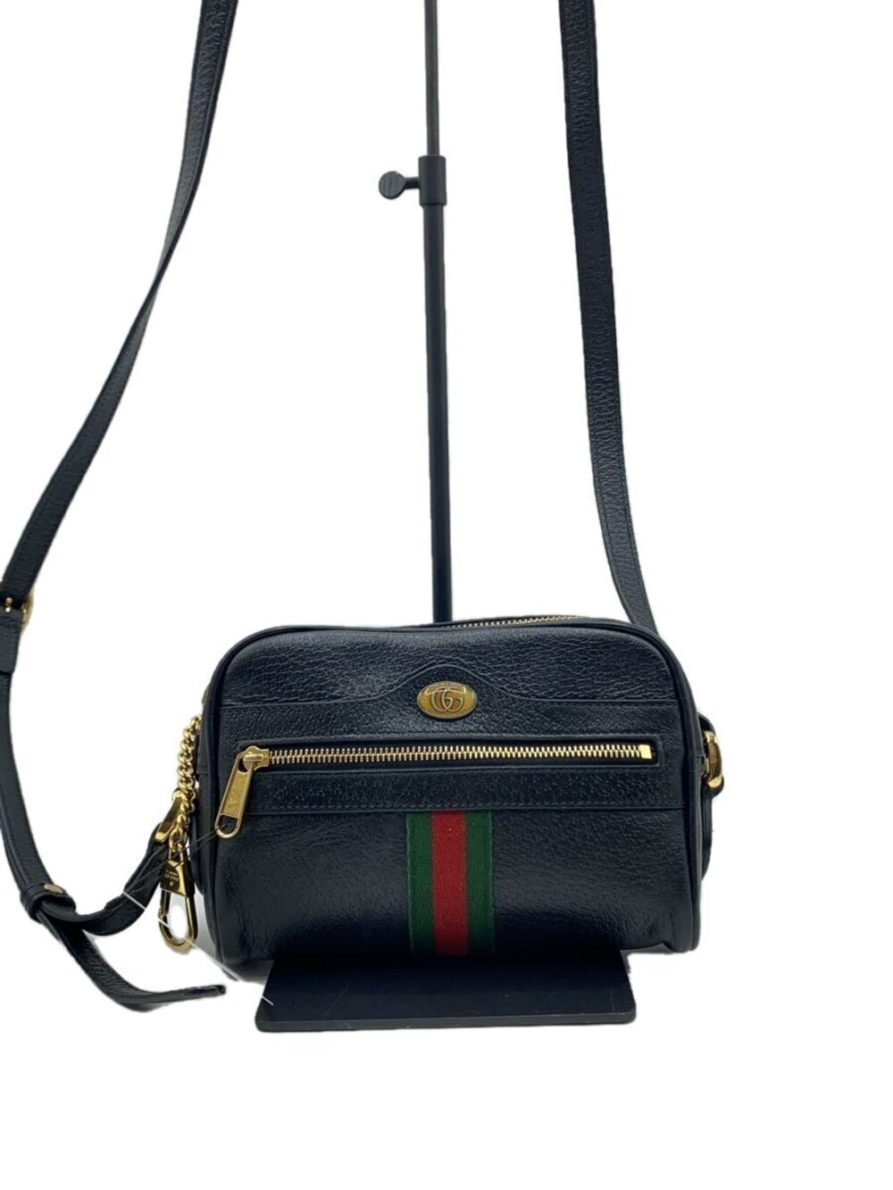 Gucci Shoulder Bag Ophidia Leather Black